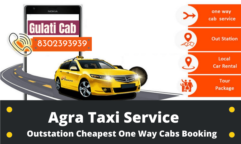 Agra Taxi service Outstation cheapest one way Cabs booking